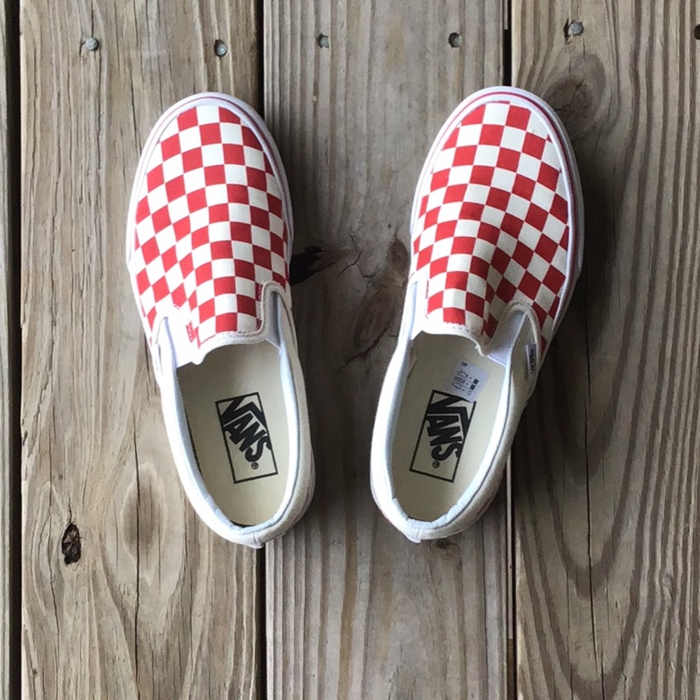 Vans checkered slip one